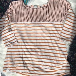 ✨ANTHROPOLOGIE | POSTMARK✨ Striped shirt SZ S